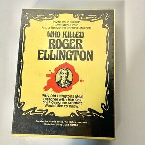 Vintage Who Killed Roger Ellington Just Games Adult Game 1982